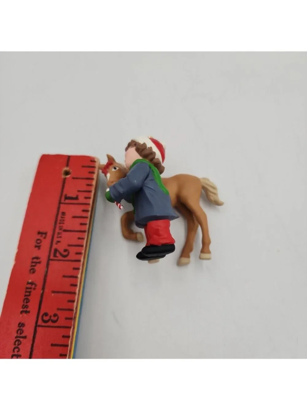 Vintage 1991 Hallmark Keepsake Christmas Ornament “Sweet Talk”Little Girl &Pony